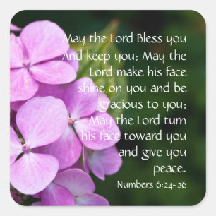 May The Lord Bless You Sticker