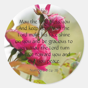 May The Lord Bless You Sticker