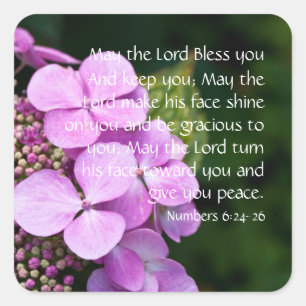 May The Lord Bless You Sticker