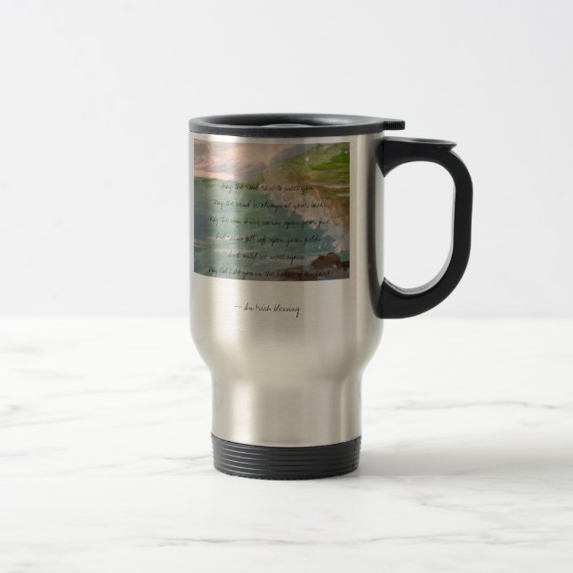 May the Road Rise to Meet You Irish Travel Mug (Right)