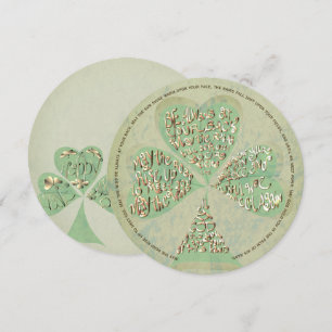 "May the road rise up..."St. Patrick's Day Thank You Card