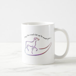 May the Road Rise Up w/Dog mug