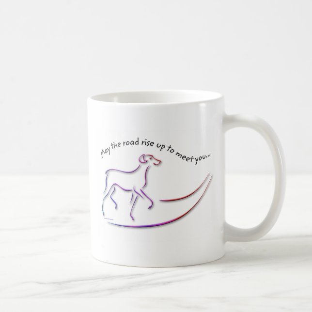 May the Road Rise Up w/Dog mug (Right)
