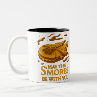 May the S'Mores Be With You Mug - Funny Nerdy Camp
