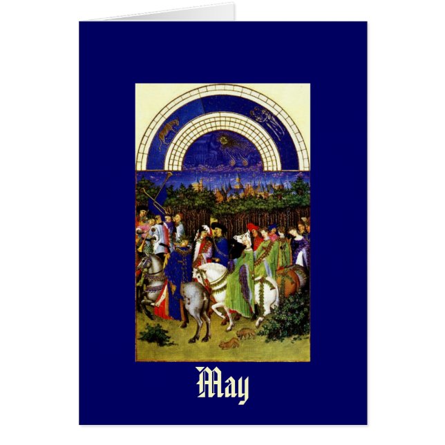 May - the Tres Riches Heures du Duc de Berry (Front)