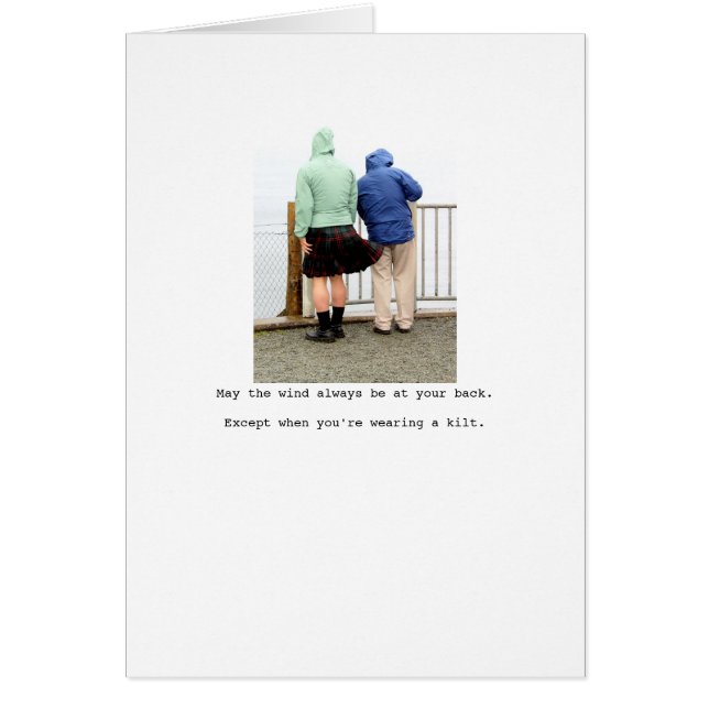 May the wind always be at your back... (Front)