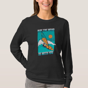 May The Wind Be With You Wing Surfing Ocean Wing T-Shirt
