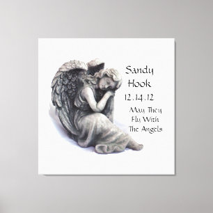 May They Fly With The Angels Canvas Print