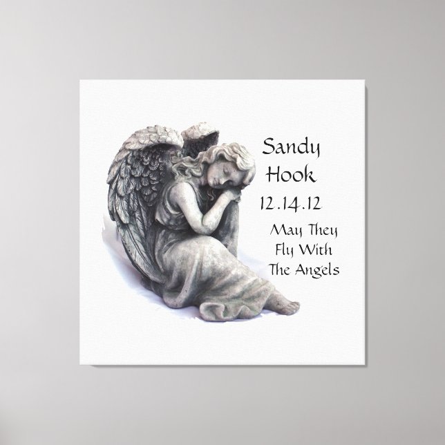 May They Fly With The Angels Canvas Print (Front)