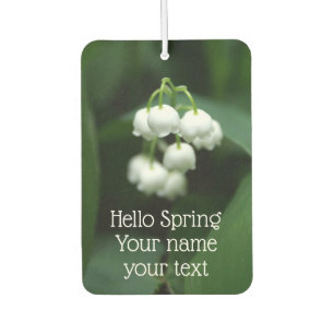 May white lilies car air freshener