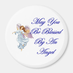 May You Be Blessed By An Angel Magnet
