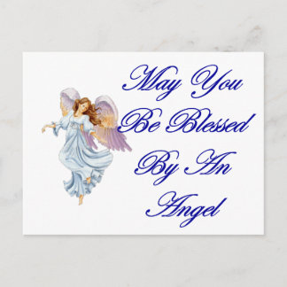 May You Be Blessed By An Angel Postcard
