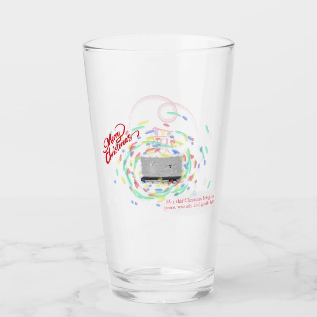 May you be healed by the love that surrounds you f glass (Front)