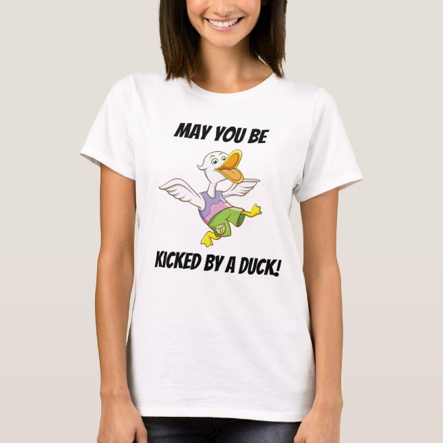 May You be Kicked by Duck! Ukrainian Shirt (Front)