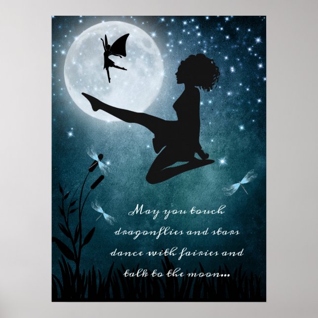 May You Dance with Fairies Irish Dance Soft Shoe Poster (Front)