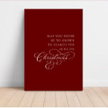May You Never Be Too Grown For Christmas Eve Faux Canvas Print<br><div class="desc">We are always adding new designs daily!</div>