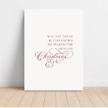 May You Never Be Too Grown For Christmas Eve Faux  Faux Canvas Print<br><div class="desc">We are always adding new designs daily!</div>