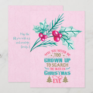 May You Never Be Too Grown Up Holiday Card
