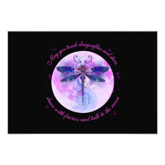 May You Touch Dragonflies And Stars Photo Print