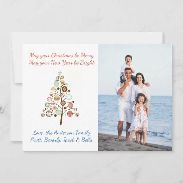 May Your Christmas be Merry - Photo Christmas Card (Front)