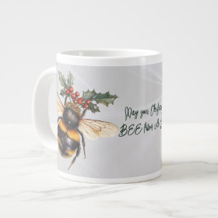 May Your Christmas BEE Filled With Joy Large Coffee Mug