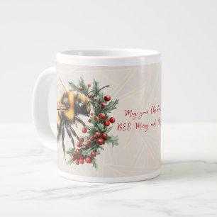 May Your Christmas BEE Merry and Bright Large Coffee Mug