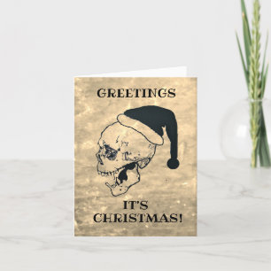 "May Your Christmas Rock" Folded Christmas Card