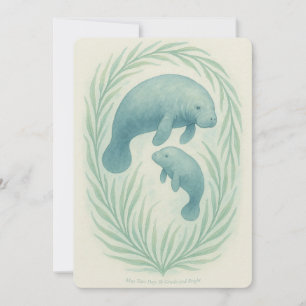 May Your Days Be Gentle and Bright – Mother & Baby Holiday Card