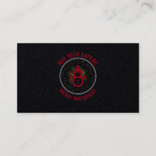 May Your Days Be Merry And Bright Business Card