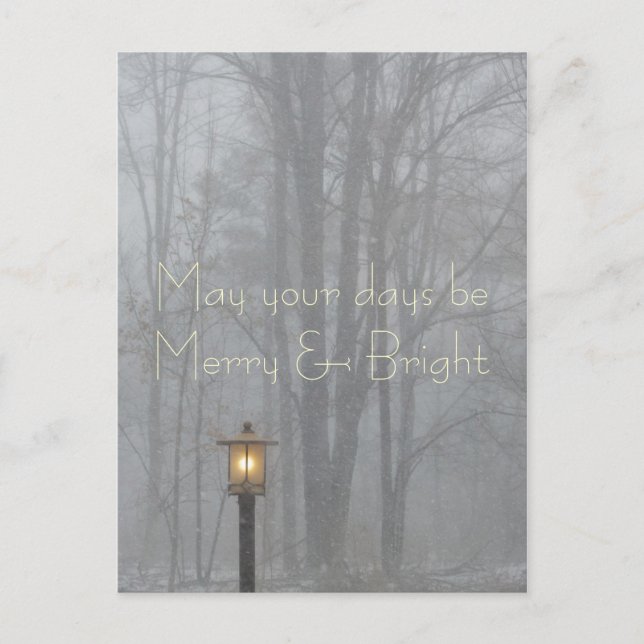 May your days be Merry and Bright Holiday (Front)