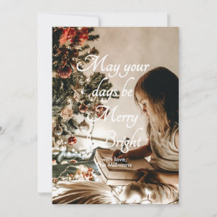 May Your Days Christmas Card