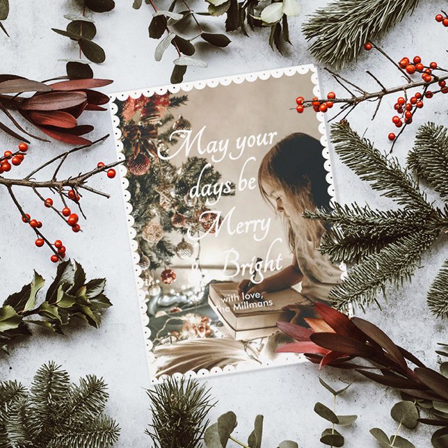 May Your Days Lace Christmas Card (Creator Uploaded)