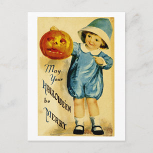 May Your Halloween Be Merry Holiday Postcard