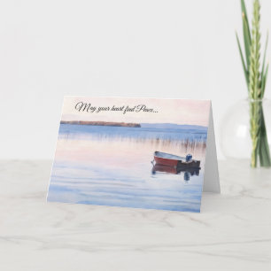 May Your Heart Find Peace Sympathy/Thinking of You Card