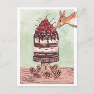 May Your Holiday be Cherry & Bright Postcard