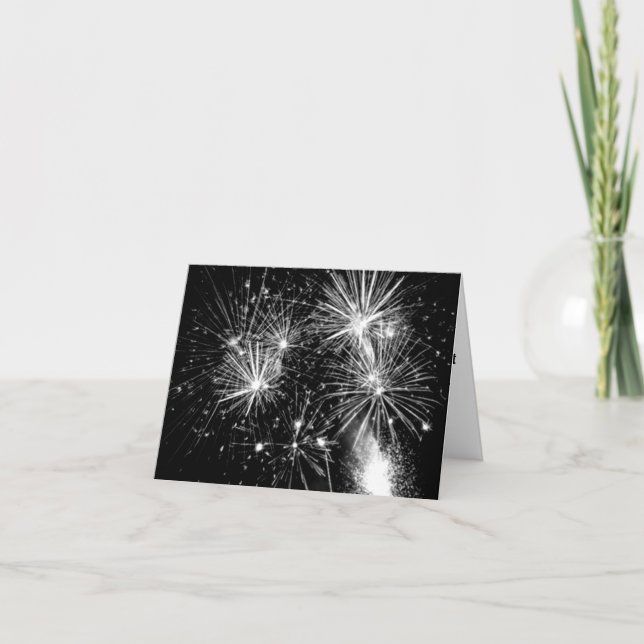 *MAY YOUR HOLIDAY BE MERRY & BRIGHT* MODERN BLACK (Front)