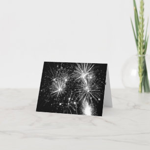 *MAY YOUR HOLIDAY BE MERRY & BRIGHT* MODERN BLACK CARD