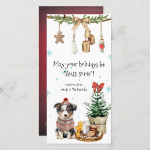 May Your Holidays be "Auss-some"! Christmas Card