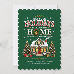 May Your Holidays Be Filled With Home Happiness Holiday Card