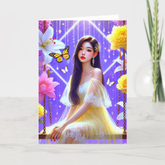 - May your life be an enchanted dream Thank You Card