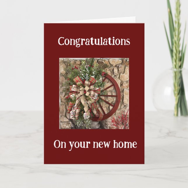 MAY YOUR NEW HOME BE FILLED W/ HAPPINESS/LOVE CARD (Front)
