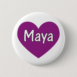 Maya 6 Cm Round Badge