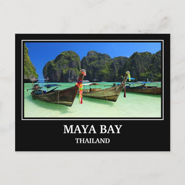 Maya Bay Thailand Postcard (Front)