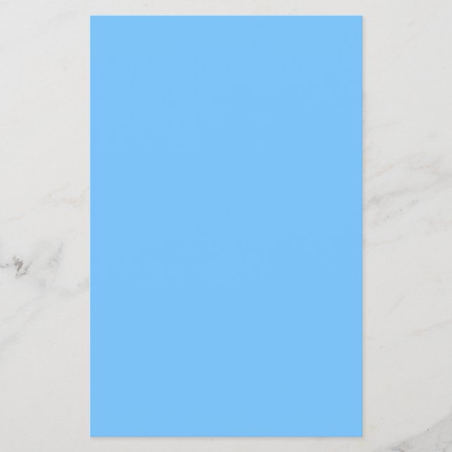 Maya Blue Solid Color Flyer (Front)
