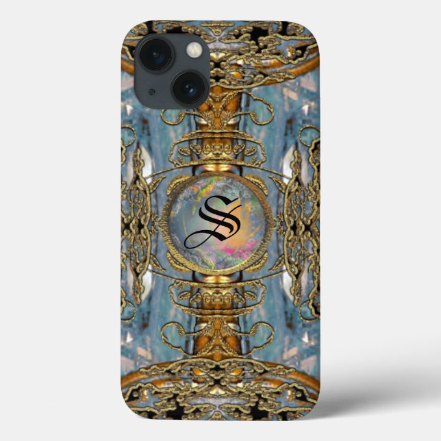 Maya Flond Victorian Monogram Case-Mate iPhone Case (Back)