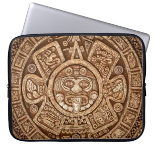 Maya Tribal Pagan: Ornamental Texture Laptop Sleeve