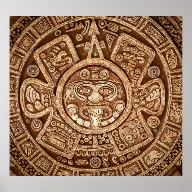 Maya Tribal Pagan: Ornamental Texture Poster (Front)