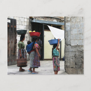 Maya women, Antigua, Guatemala Postcard