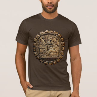 Mayan Art Calendar Relief T-Shirt