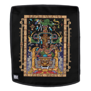 Mayan Astronaut King Pakal Backpack